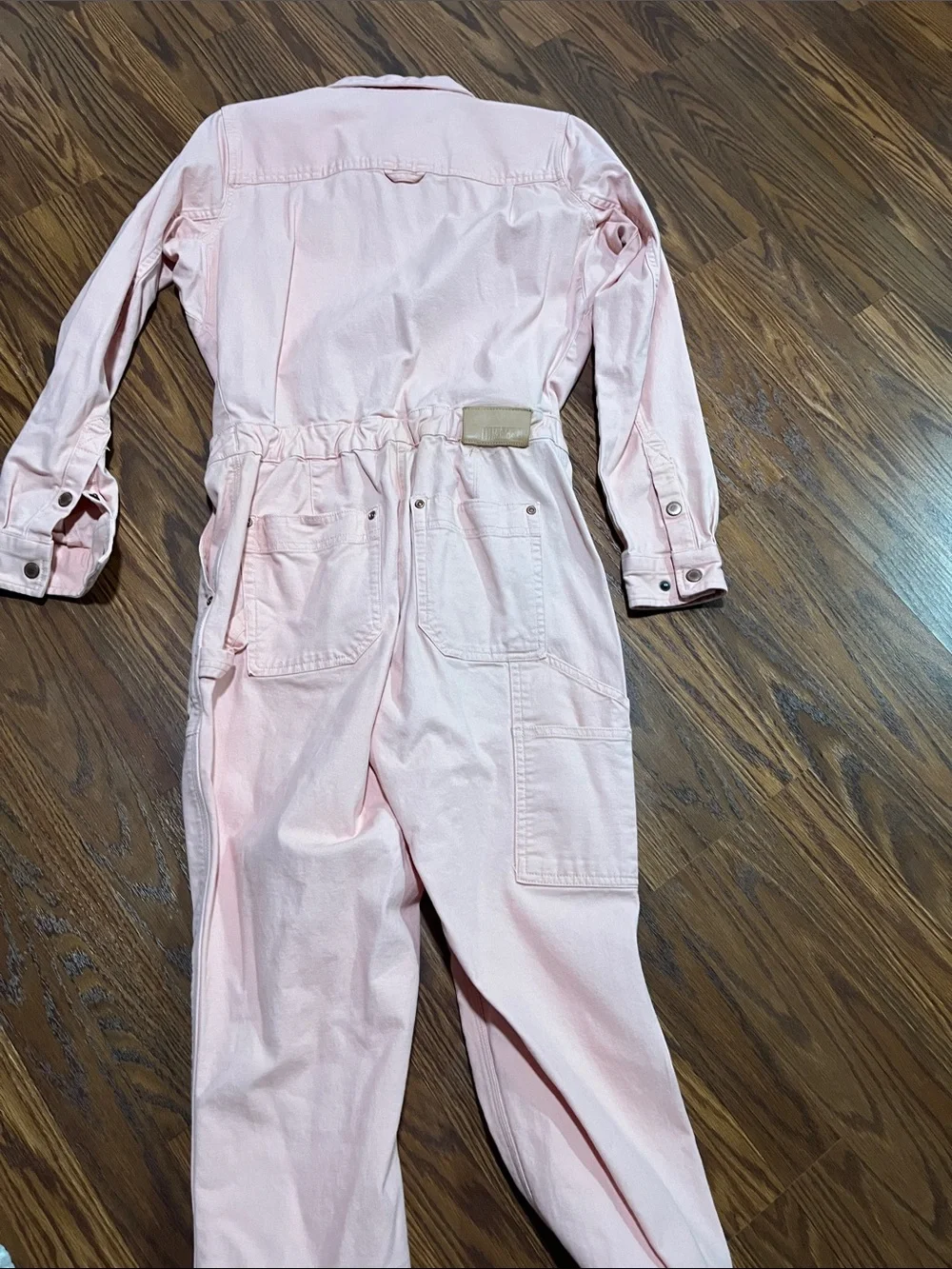 Duluth Trading Co Pink Women's Utility Jumpsuit coveralls xs like new - Picture 9 of 9